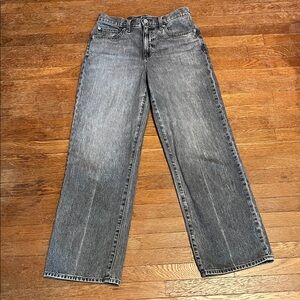Uniqlo wide straight jeans size 25 EUC Japanese Denim